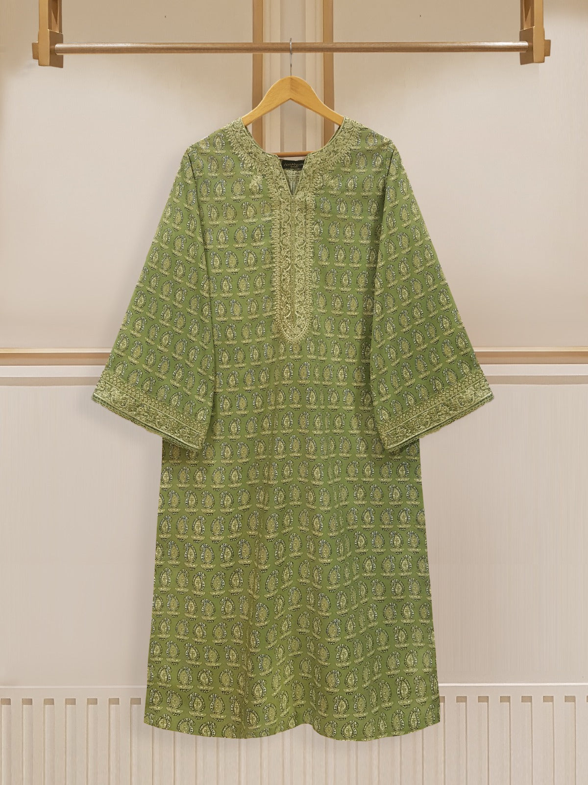 42 Inch Regular Wear Dark Green Polyester Printed Pant Shirt Combo Pack,  For Apparel, Handwash at Rs 350/set in Surat