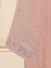 3 Piece - Embroidered Chiffon Suit S109558