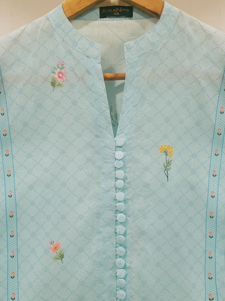 2 Piece - Digital Printed Cambric Suit S108432