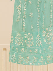 3 Piece - Embroidered Chiffon Suit S109414