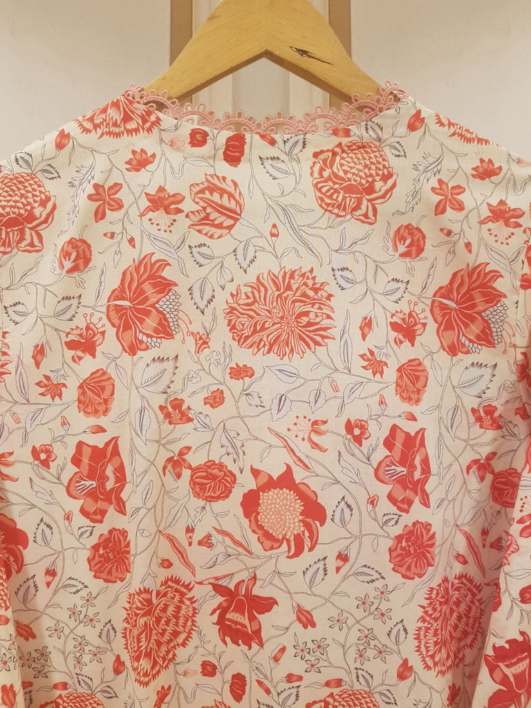 2 Piece - Digital Printed Cambric Suit S108346