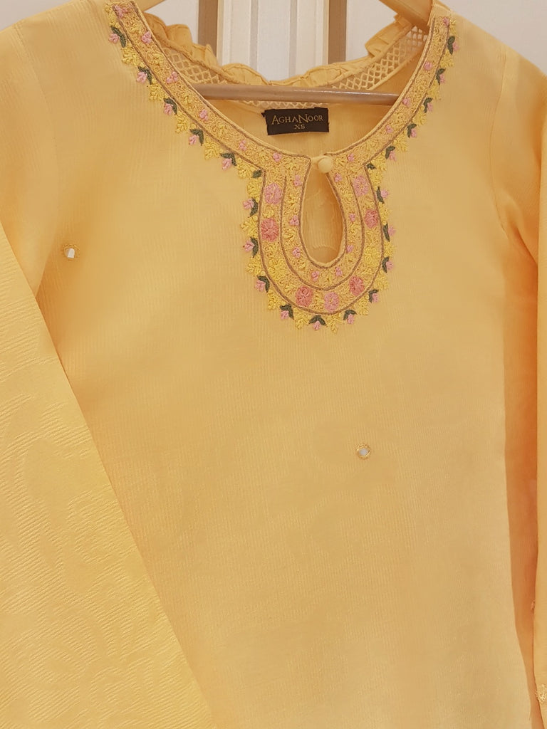 PURE JACQUARD LAWN EMBROIDERED SHIRT S107423
