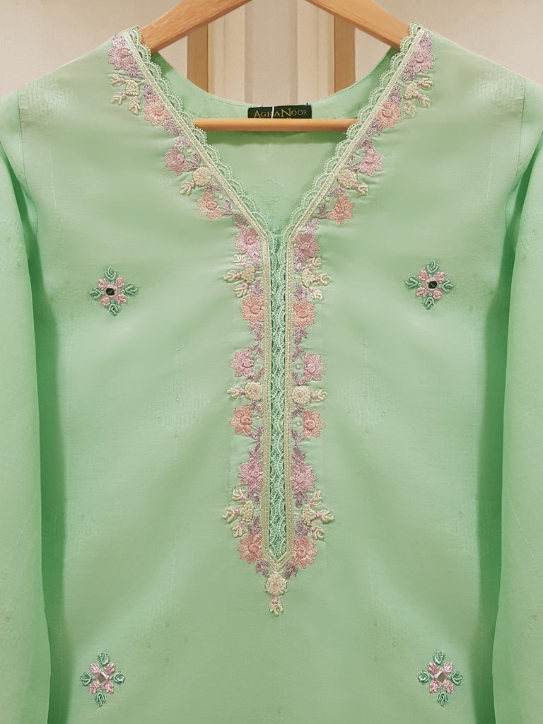 FINE JACQUARD EMBROIDERED SHIRT S107545
