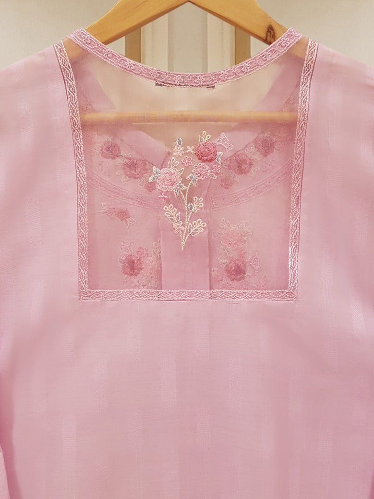 FINE JACQUARD EMBROIDERED SHIRT S107703