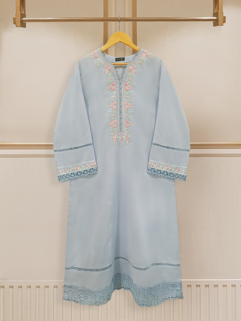FINE JACQUARD EMBROIDERED SHIRT S107638