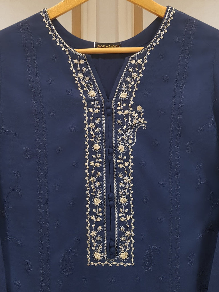 FINE JACQUARD EMBROIDERED SHIRT S107691