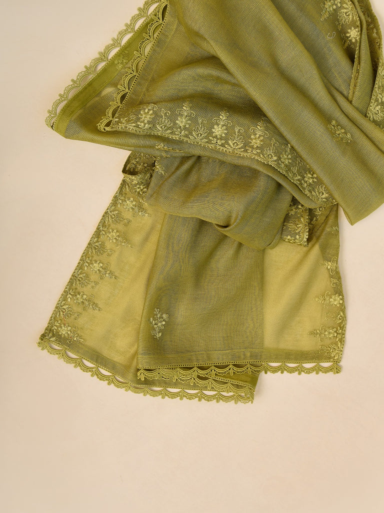 TWO PIECE PURE COTTON NET SHIRT WITH DUPATTA S107810