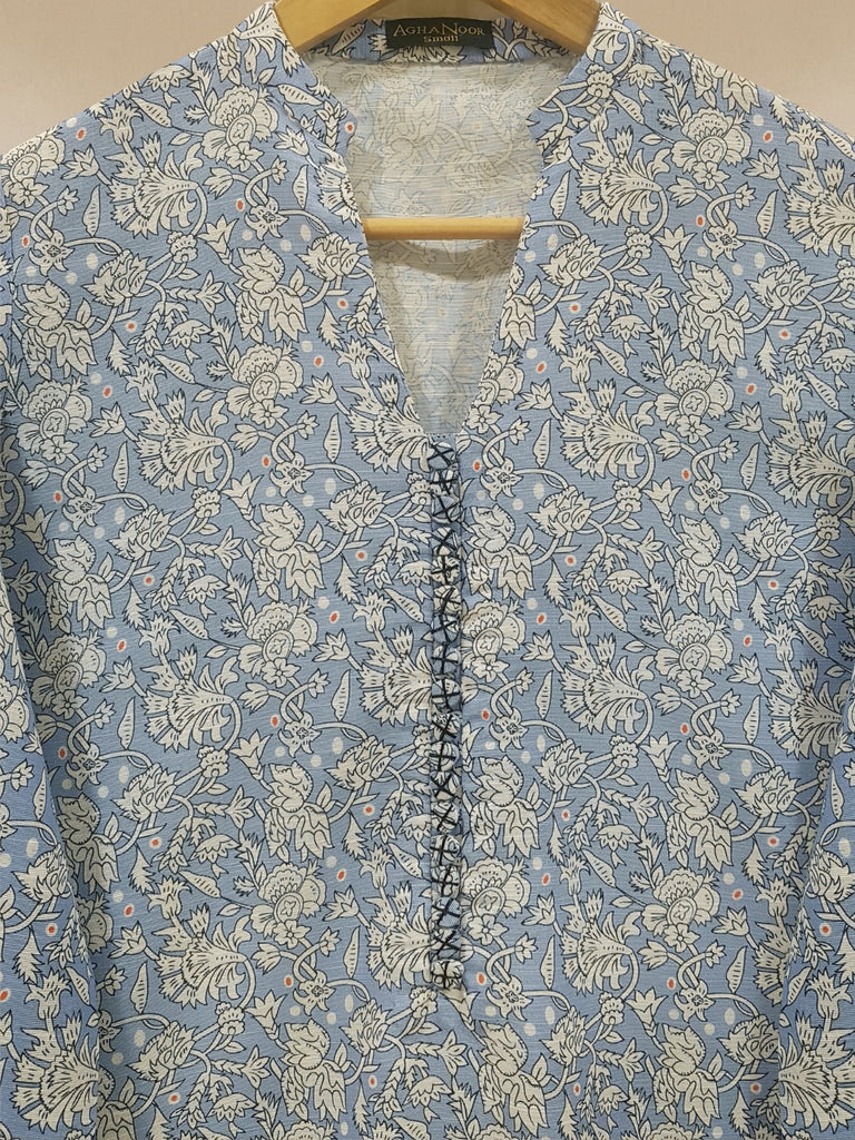 3 Piece - Printed Khaddar Suit S108131