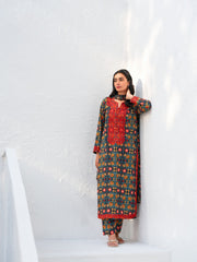 2 Piece - Printed Lawn Suit S109435