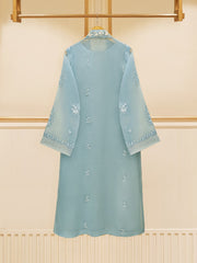 2 Piece - Pure Organza Embroidered Suit S109514