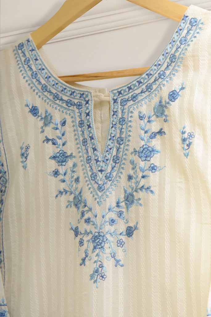PURE JACQUARD LAWN EMBROIDERED SHIRT S105490