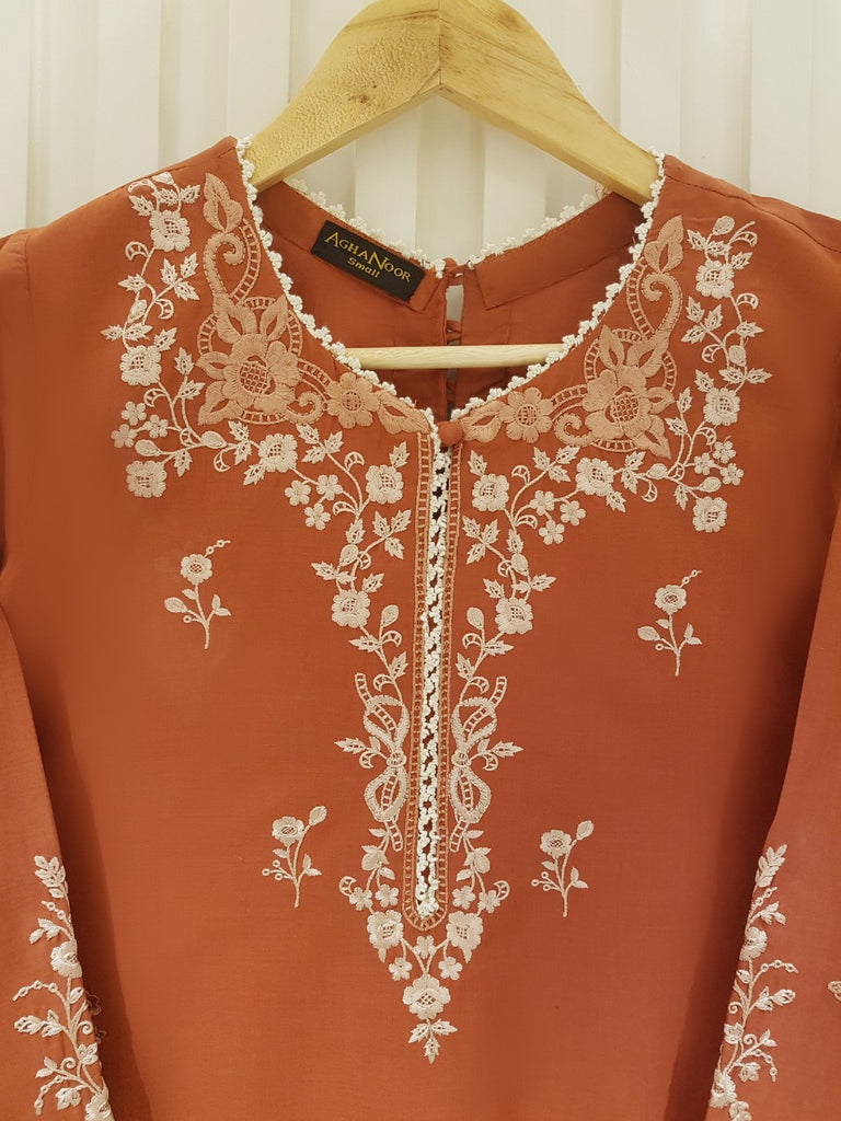 PURE PIMA EMBROIDERED LAWN SHIRT S104198
