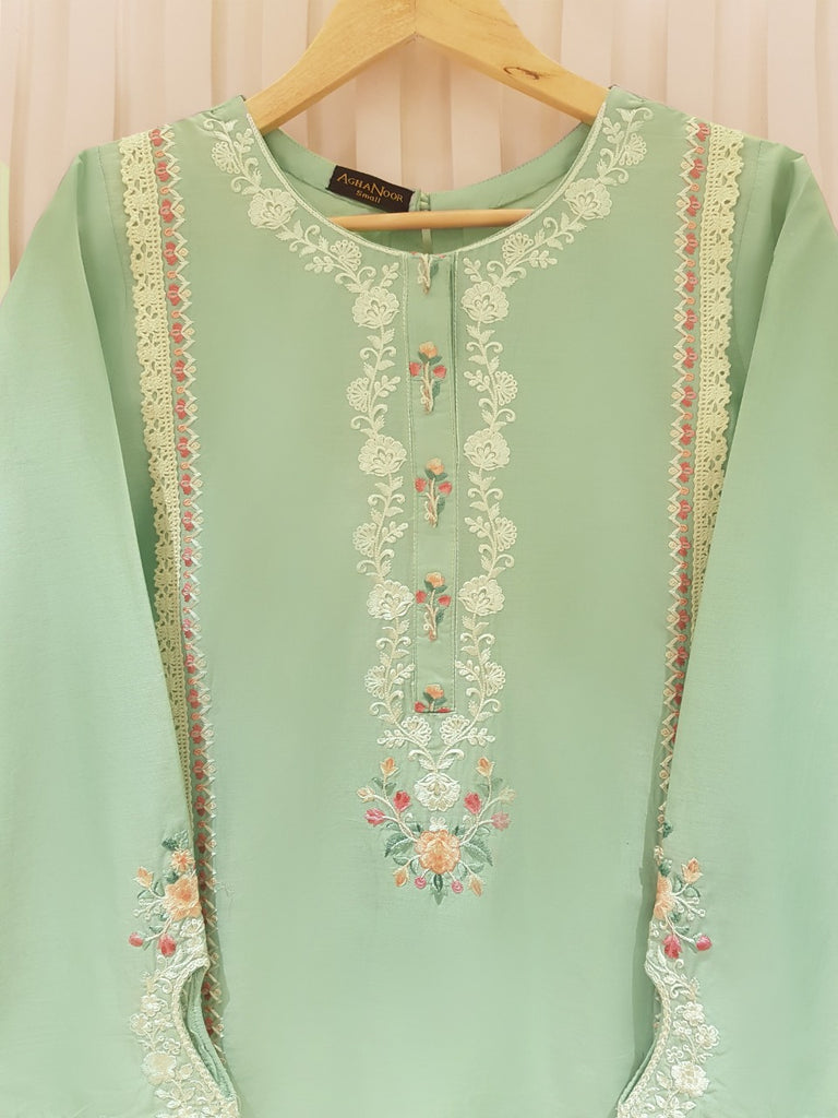 PURE PIMA EMBROIDERED LAWN SHIRT S104367