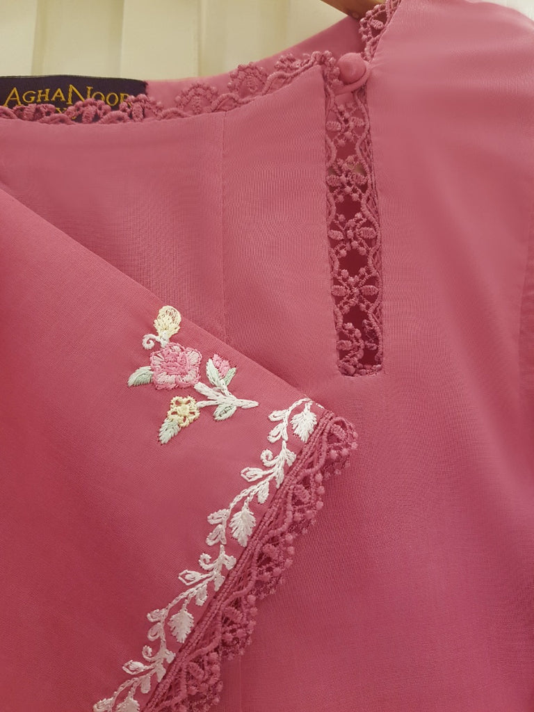 TWO PIECE 100% PURE EMBROIDERED LAWN S105201