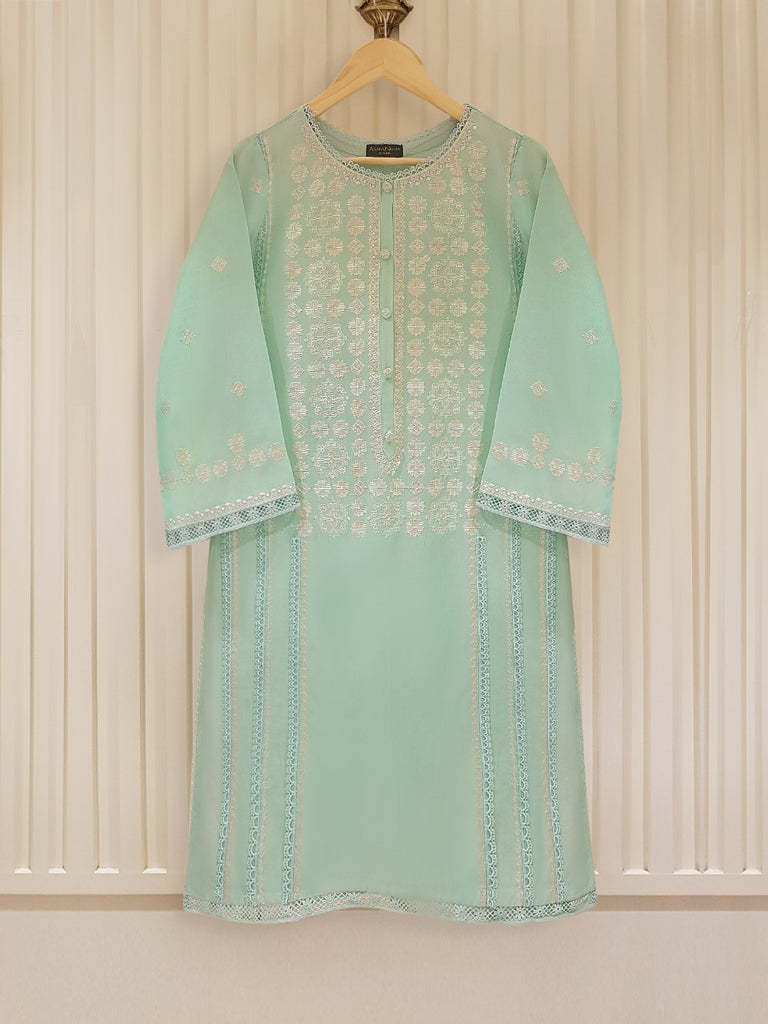PURE JACQUARD LAWN EMBROIDERED SHIRT S105616