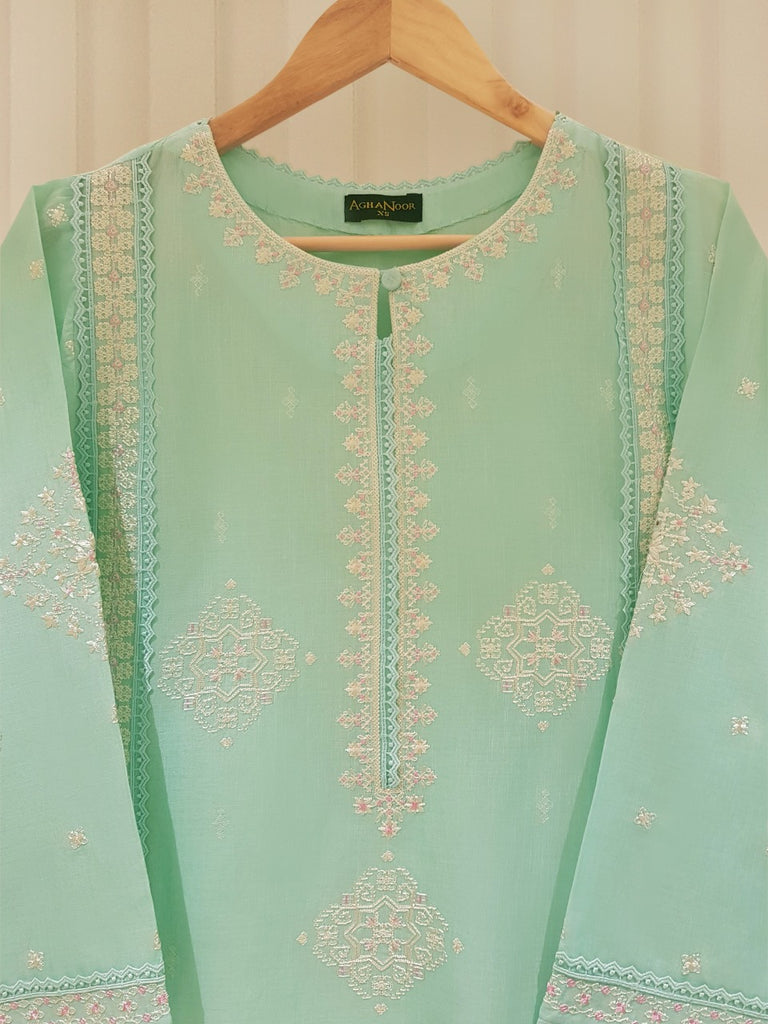 PURE JACQUARD LAWN EMBROIDERED SHIRT S105622