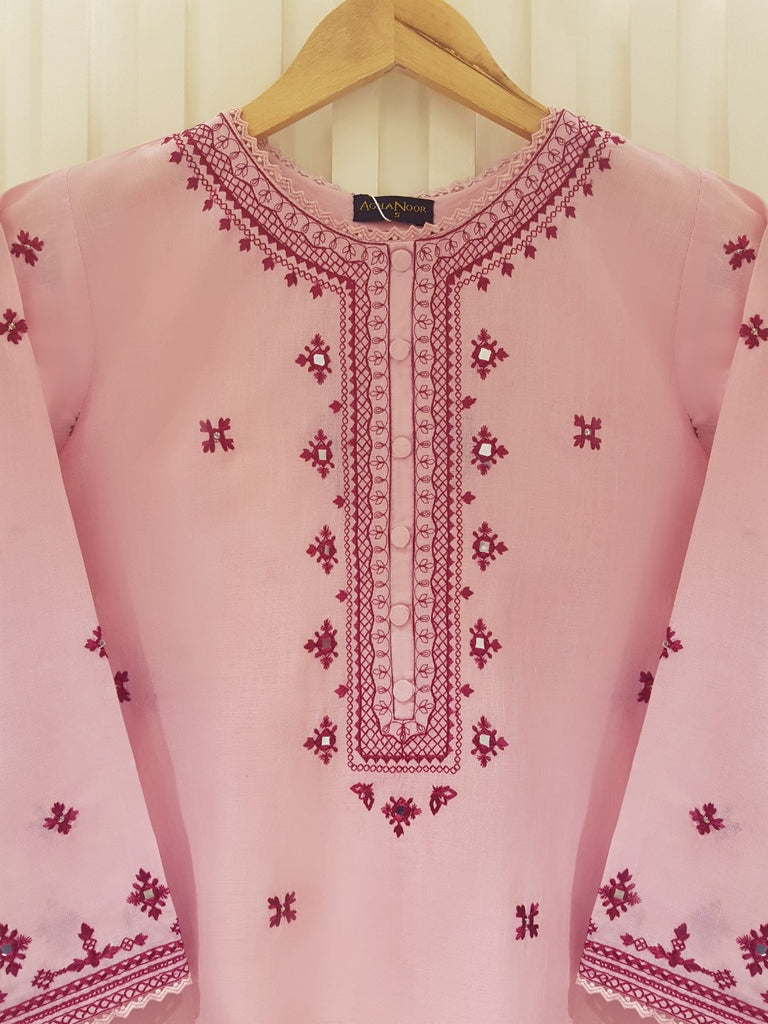 PURE JACQUARD LAWN EMBROIDERED SHIRT S105627