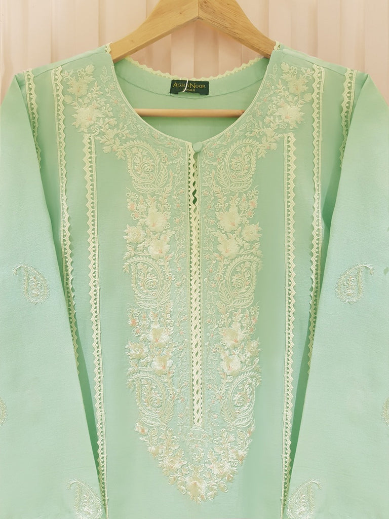 PURE JACQUARD LAWN EMBROIDERED SHIRT S105640