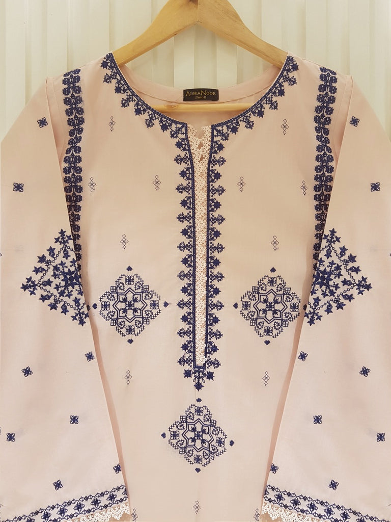 PURE CAMBRIC EMBROIDERED SHIRT S105646