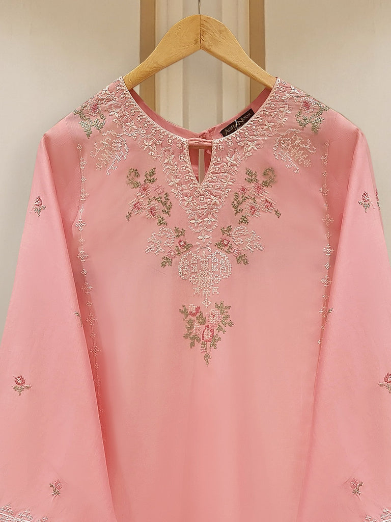 PURE EMBROIDERED JACQUARD LAWN SHIRT S106709